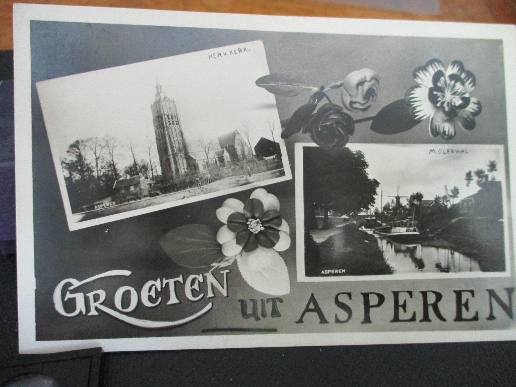 Groeten uit Asperen,, Ophalen of Verzenden, 1960 tot 1980, Ongelopen, Gelderland