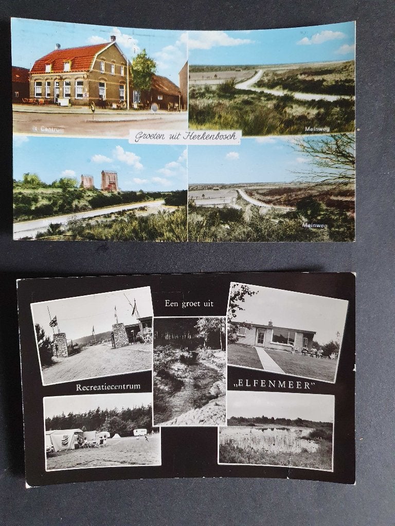 ansicht collectie HERKENBOSCH (2x), Ophalen of Verzenden, Voor 1920, Limburg