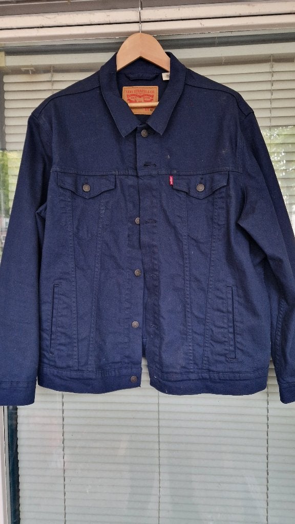 Levi's spijkerjas XXL Donkerblauw, Kleding | Heren, Levi's, Blauw, Overige maten, Ophalen of Verzenden