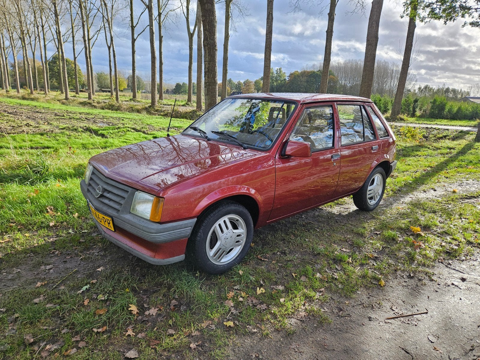 Opel Corsa 1.2 LS 1985 Rood, Voorwielaandrijving, Stof, 4 cilinders, 1196 cc