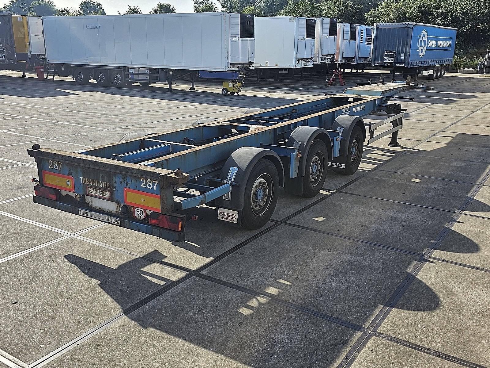 RENDERS CHASSIS PORTMASTER, Auto's, Vrachtwagens, Overige kleuren, Bedrijf, Aanhangers en Opleggers, Te koop