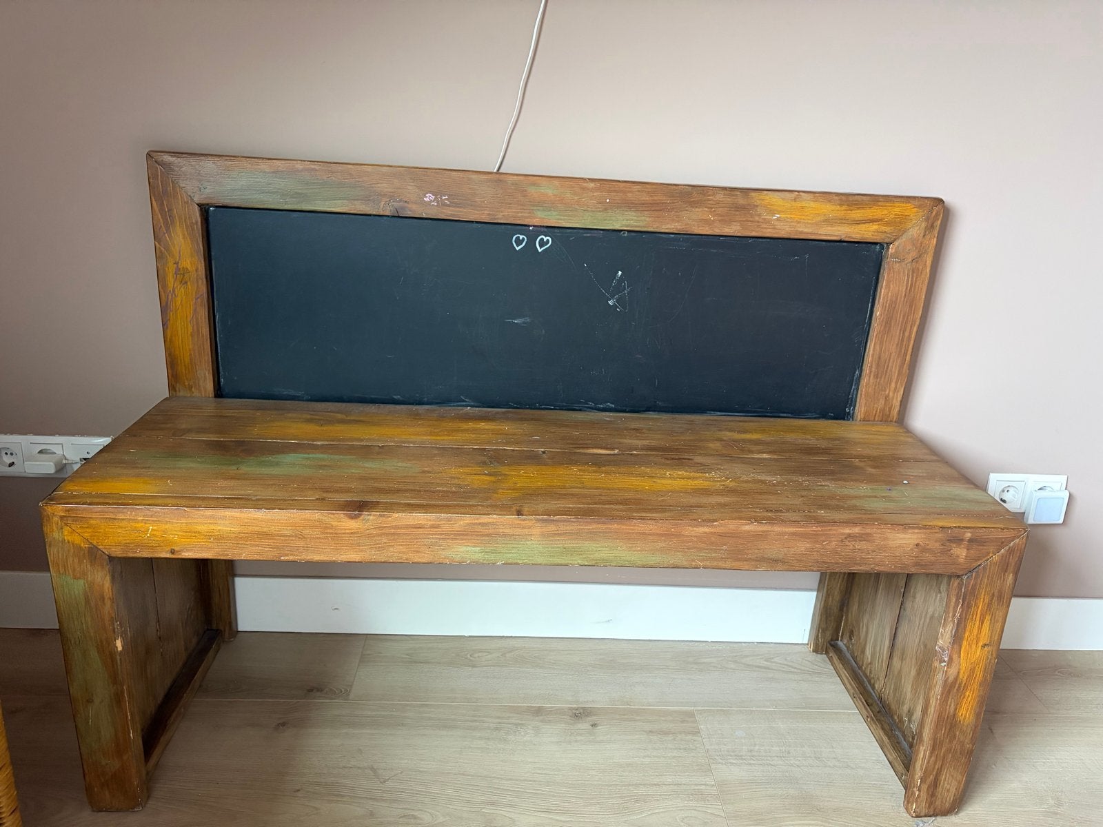 Houten Speeltafel met Krijtbord - Multifunctioneel, Kinderen en Baby's, Ophalen, Gebruikt