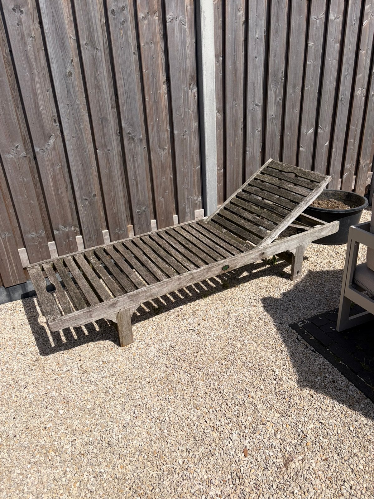 Gratis houten ligbed, Ophalen, Gebruikt, Hout