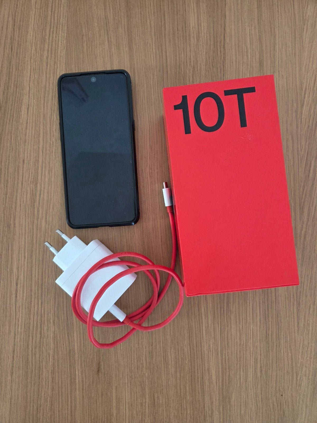 OnePlus 10T 5G smartphone met oplader en hoesje, Overige modellen, Ophalen of Verzenden, Zo goed als nieuw, Zonder simlock