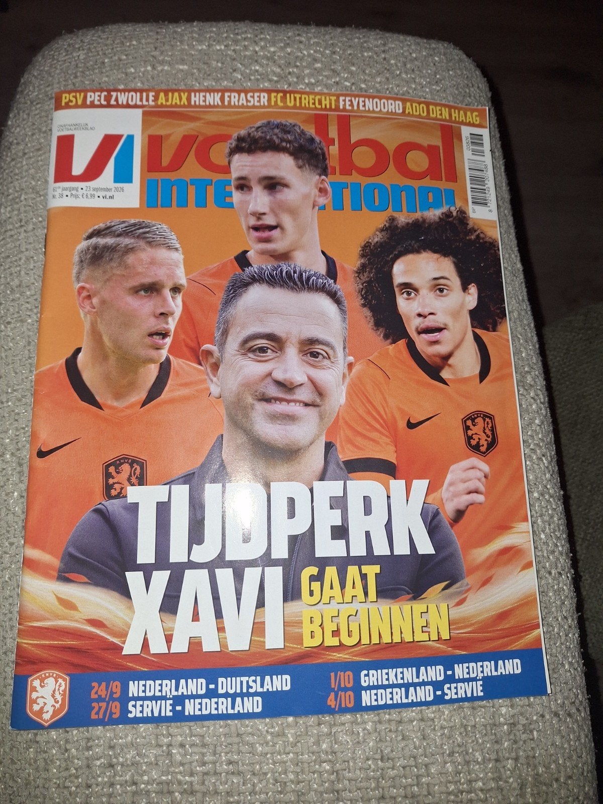 Voetbal International - Tijdschrift - Ongelezen, Boeken, Ophalen of Verzenden, Nieuw, Sport en Vrije tijd