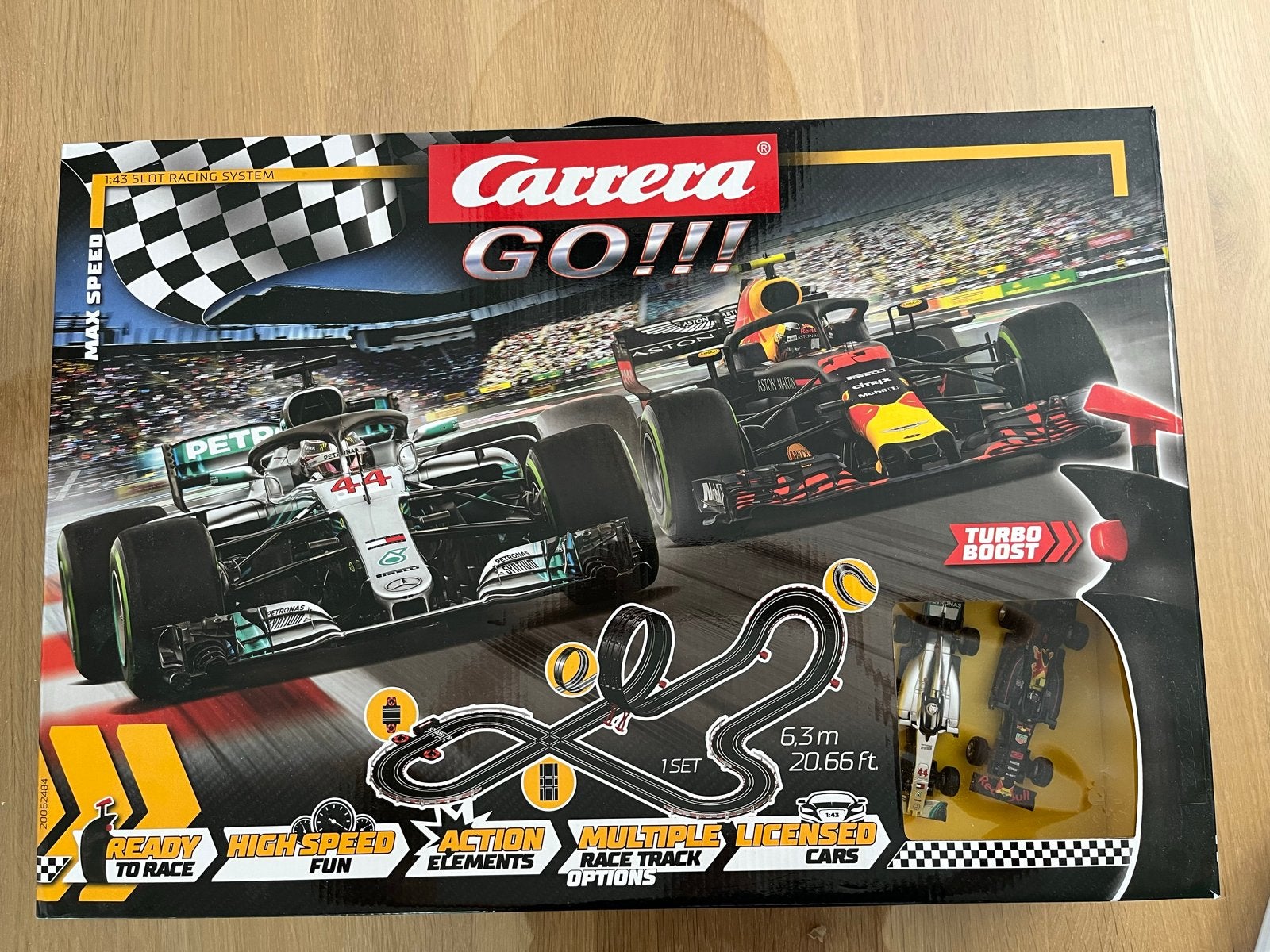 Carrera GO!!! Racebaan Max Speed - Zo goed als nieuw, Racebaan, Carrera, Ophalen of Verzenden, Zo goed als nieuw