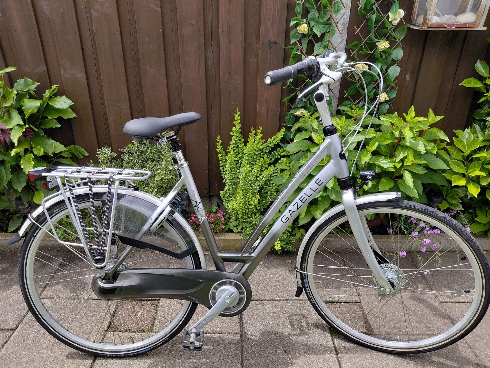 ALS NIEUW gazelle chamonix comfort c8, Fietsen en Brommers, Fietsen | Dames | Damesfietsen, Ophalen, 53 tot 56 cm, Versnellingen