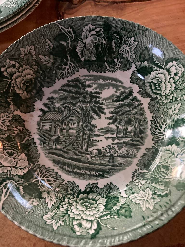 Enoch Woods English Scenery Woods Ware Servies Set, Ophalen of Verzenden