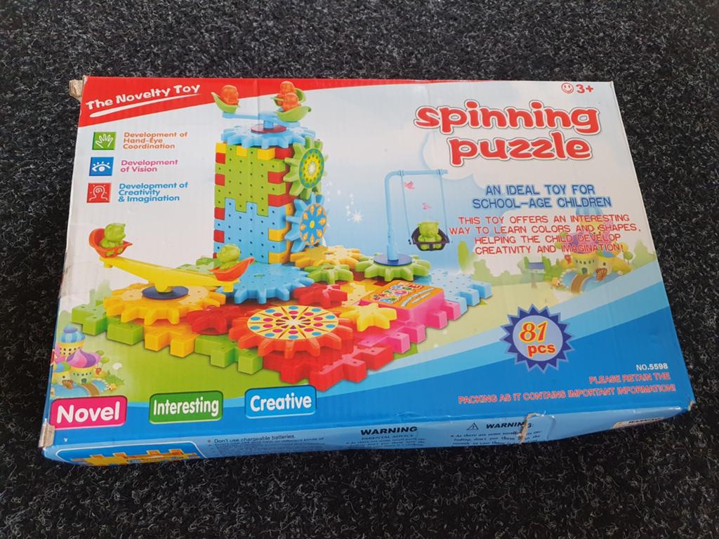 Tandwielen - Spinning Puzzle Bouwset - Educatief, Ophalen of Verzenden, Gebruikt, Overige merken