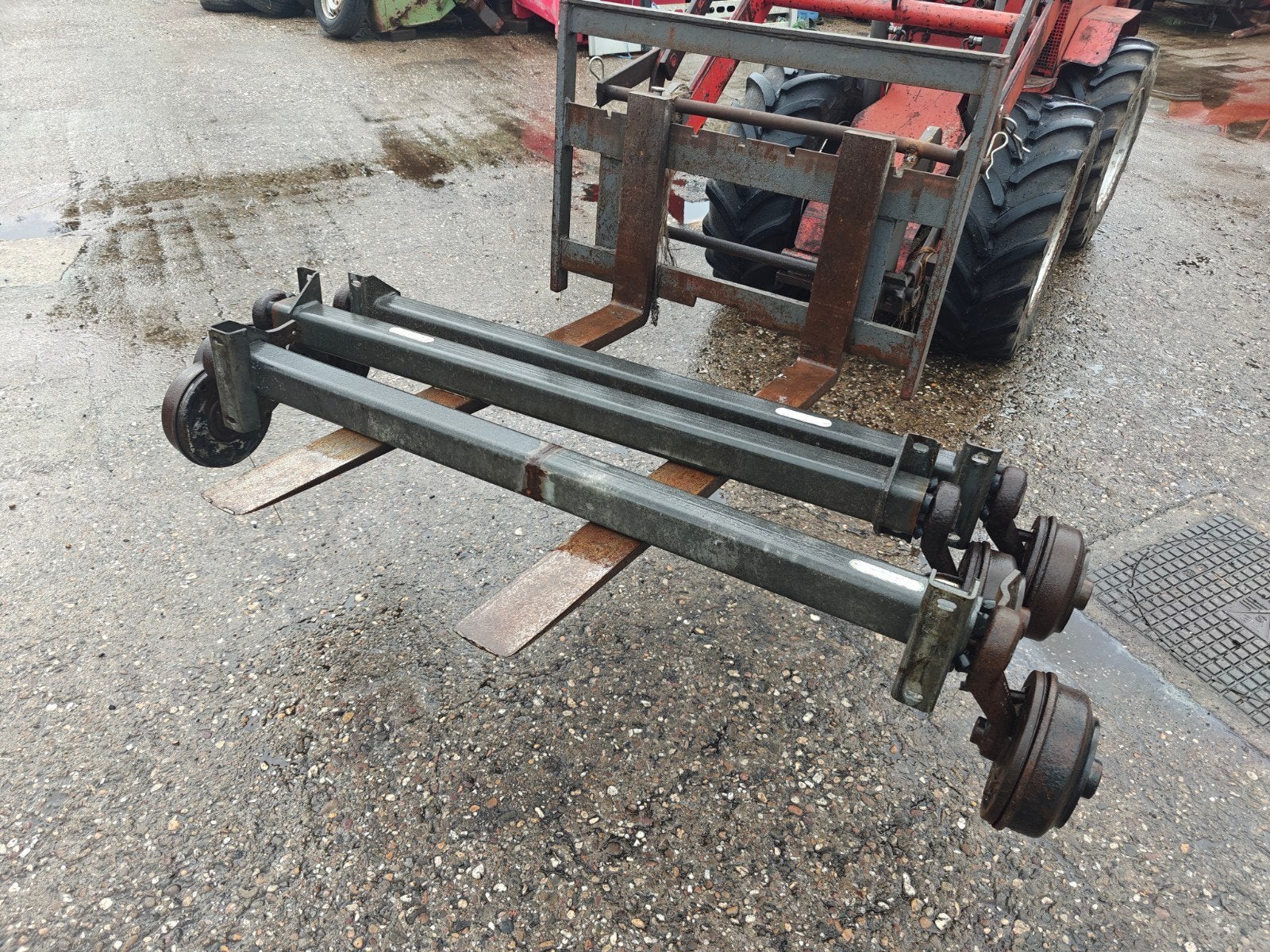 Aanhangerassen Padmaat 1300MM Gebruikt, Ophalen, Gebruikt