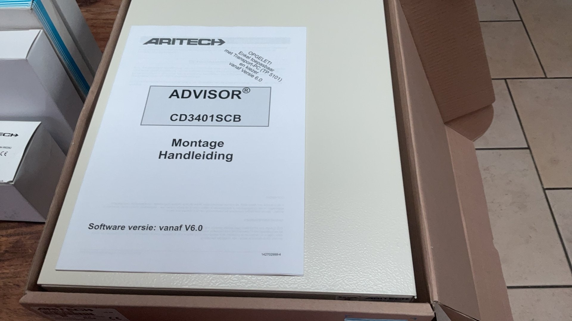 Compleet nieuw alarmsysteem aritech