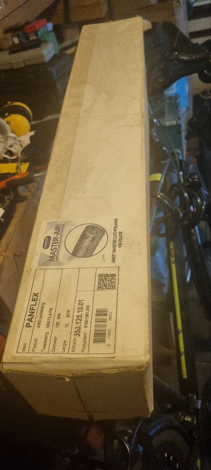 overbodug ventilatie materiaal, Ophalen, Ventilator