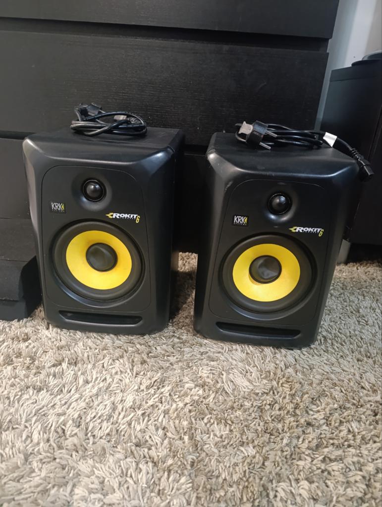 Complete Studio Set: KRK Rokit 6,, Ophalen of Verzenden, Gebruikt, Studiomicrofoon