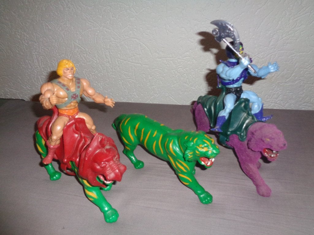 Te Koop: Collectie 55 Masters of The Universe Figuren 1980, Ophalen of Verzenden, Gebruikt