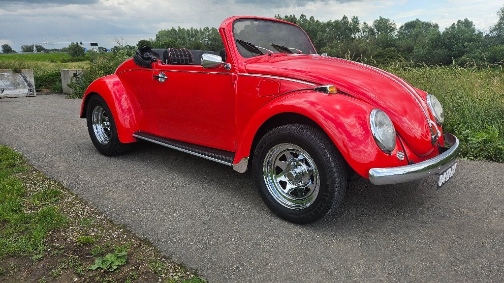 vw kever wizzard 1973, Auto's, Voorwielaandrijving, Stof, Zwart, Cabriolet