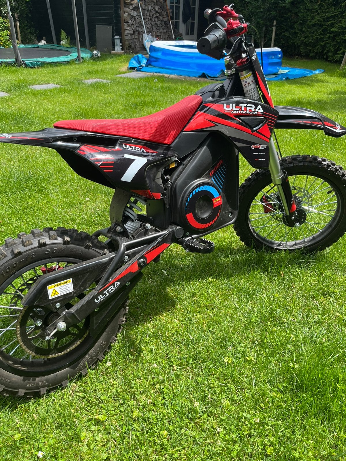 Electrische crossmotor, kan worden opgehaald voor 13 juli, Fietsen en Brommers, Minibikes, Midibikes en Pitbikes, Ophalen, Zo goed als nieuw