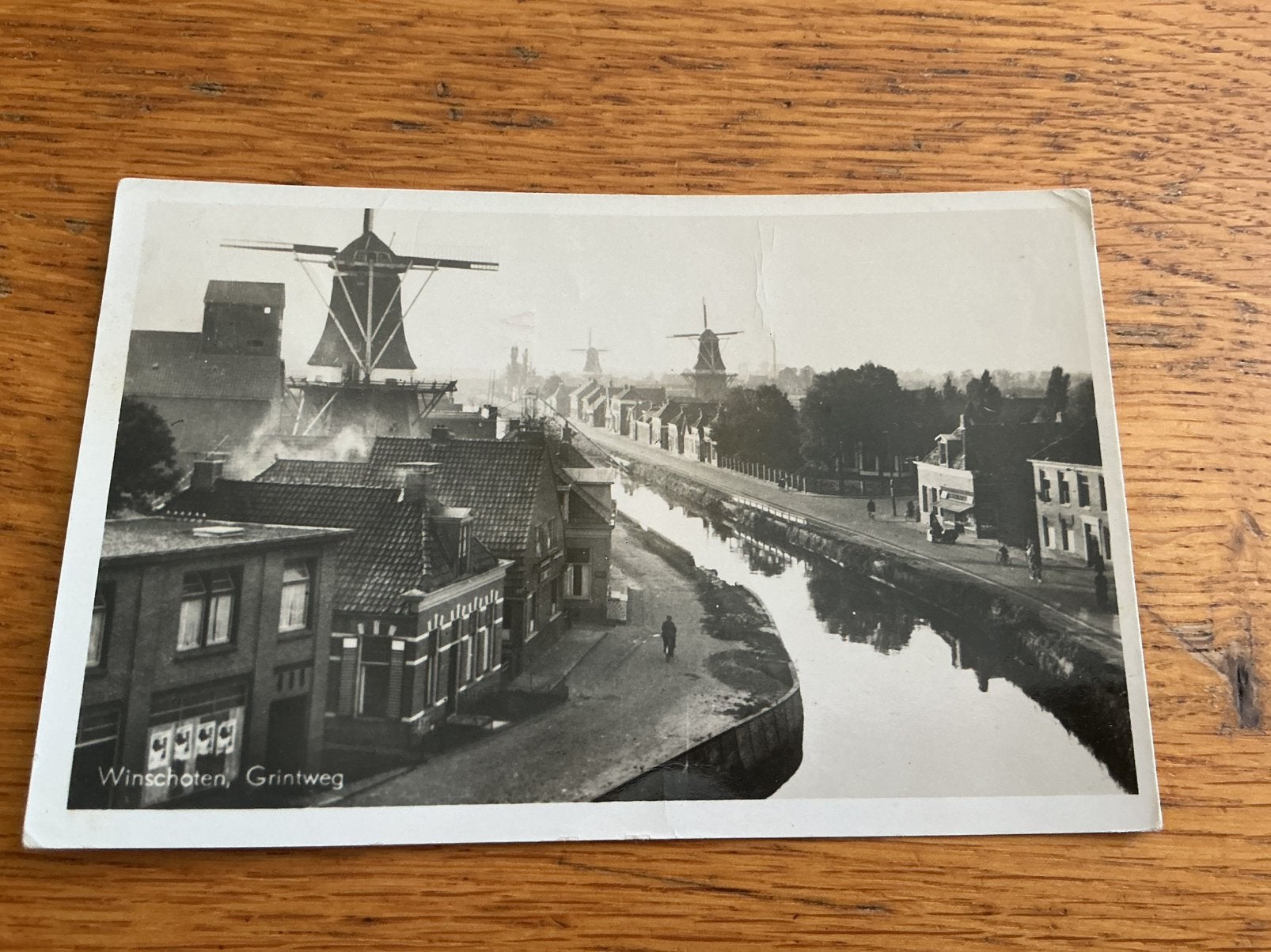 C1 Winschoten Grintweg vouw molen molens, Ophalen of Verzenden, Groningen