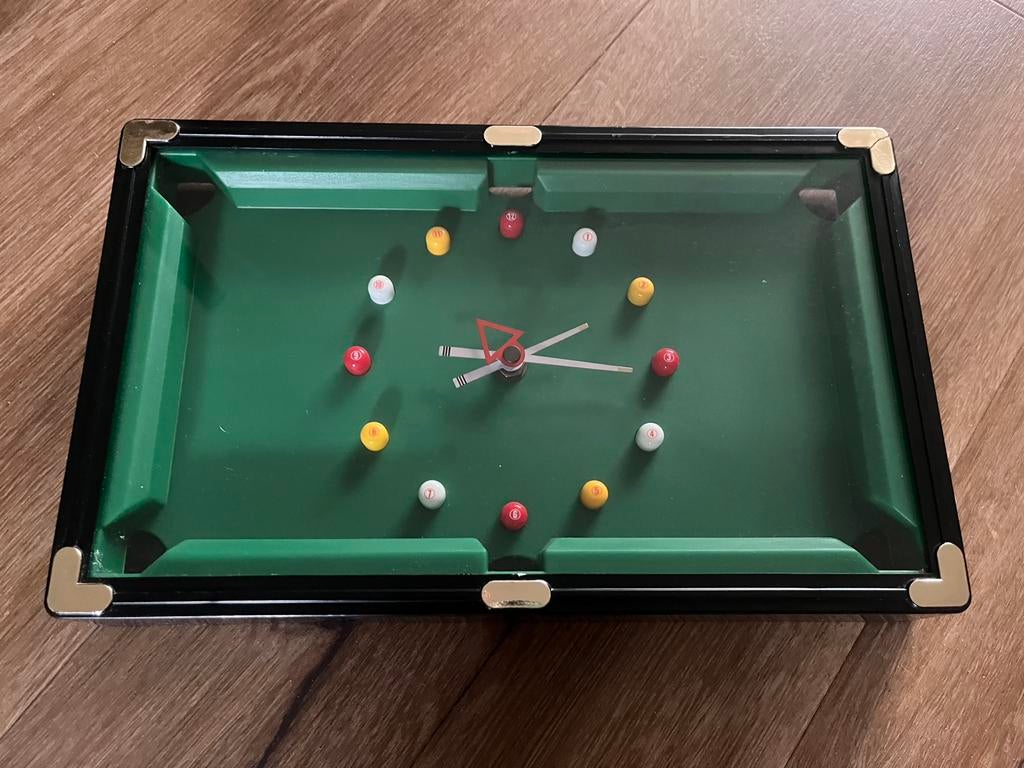 Vintage biljart klok, Verzamelen, Ophalen, Huis en Inrichting