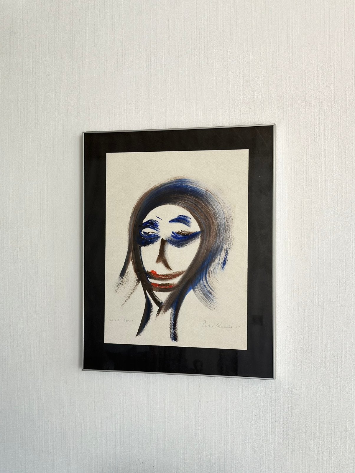 Aquarel “Madrilena” door P.K. 1988, Ophalen