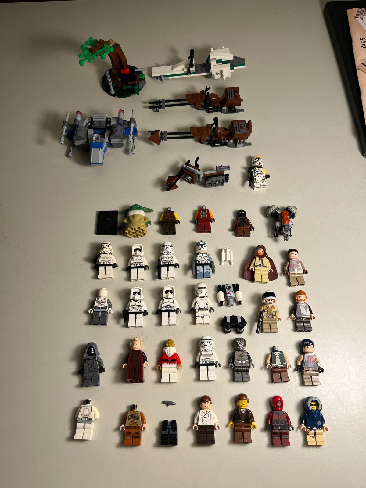 Lego Star Wars Minifiguren en Accessoires Partij, Gebruikt, Star Wars, Lego, Inclusief minifiguren