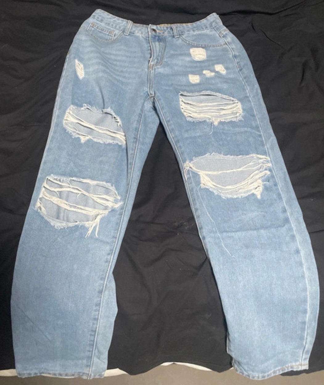 Spijkerbroek, Ophalen, Zo goed als nieuw, Blauw, Overige jeansmaten