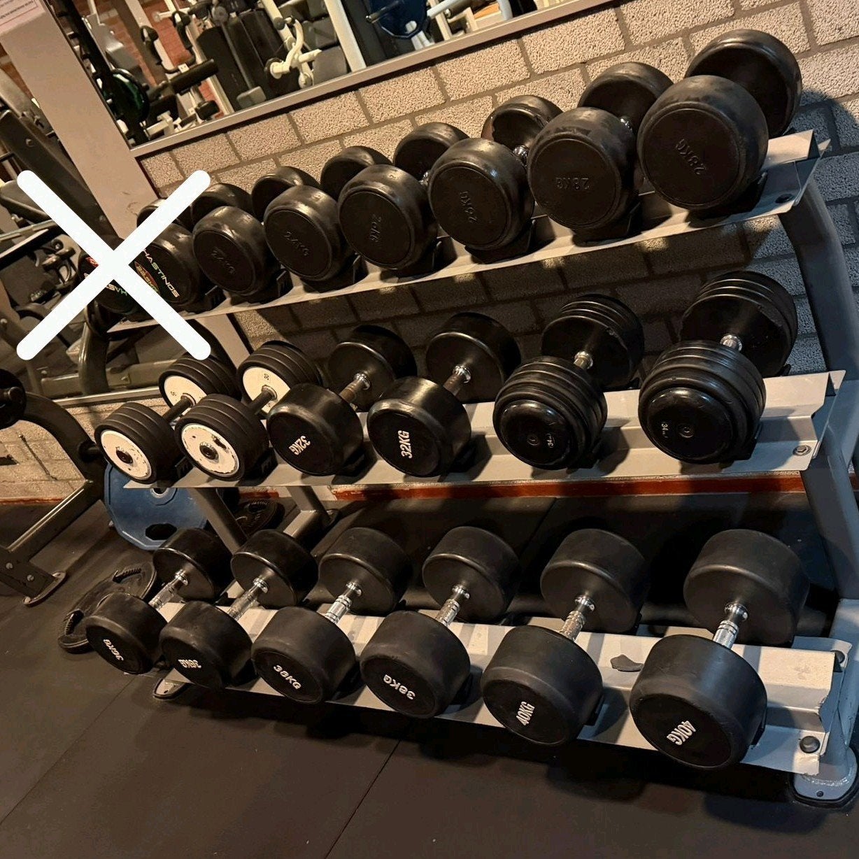 Dumbells 24-40kg, Ophalen, Gebruikt, Benen, Dumbbell