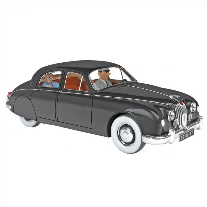 Kuifje auto 1:24 #35 De Jaguar MK1 van Dawson uit Coke  Nieu
