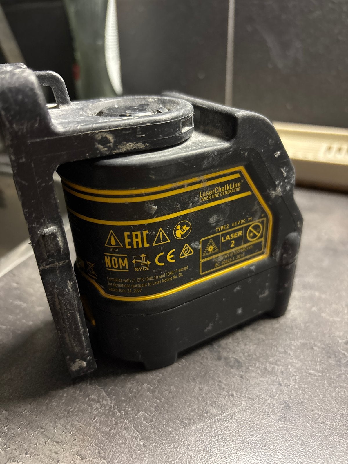 DeWalt LaserChalkLine Laser Waterpas Type 2, Ophalen, Gebruikt