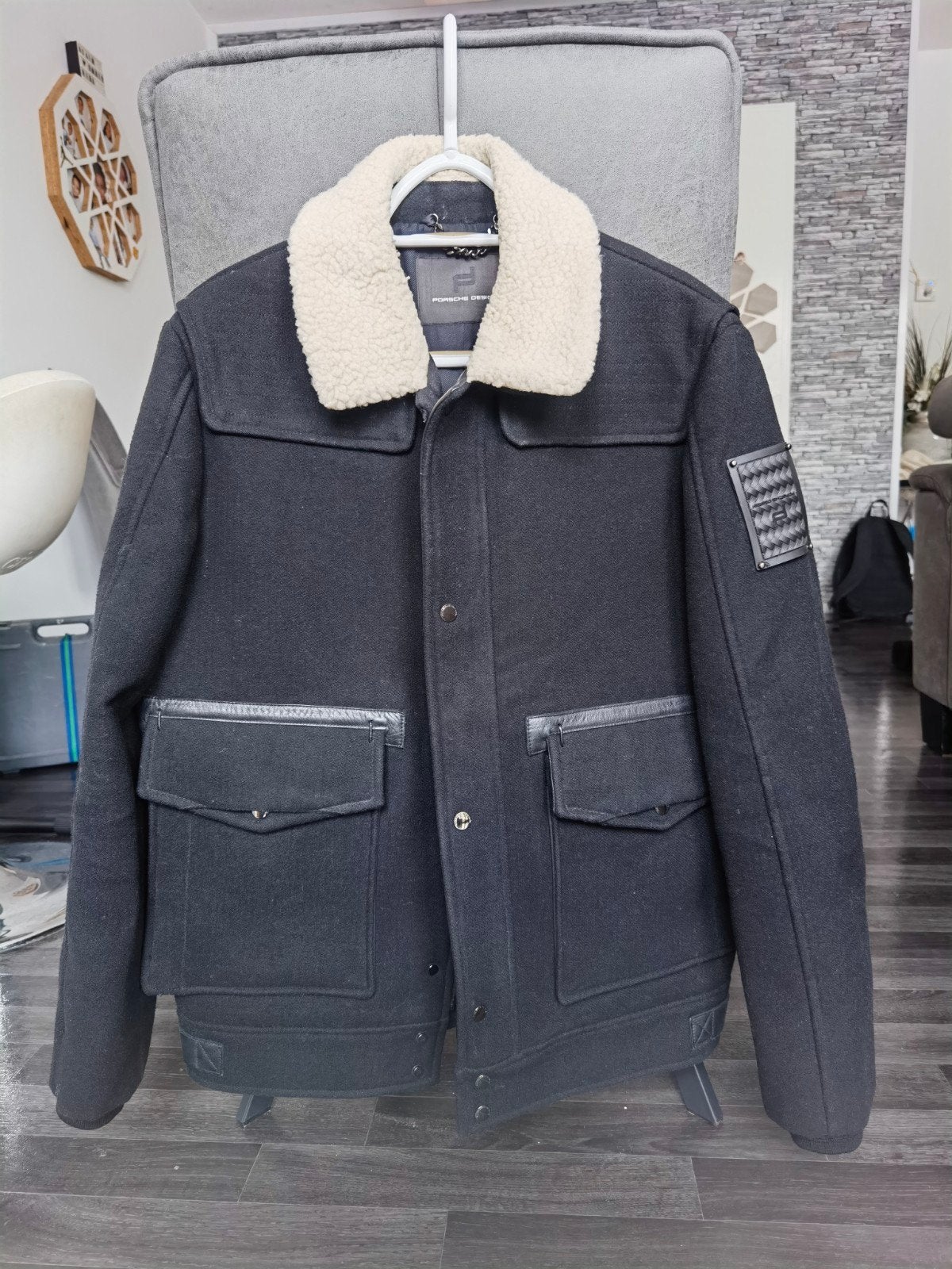 Origineel porsche design vest van hoog kwaliteit  maat : M, Ophalen of Verzenden, Zo goed als nieuw, Maat 48/50 (M), Zwart