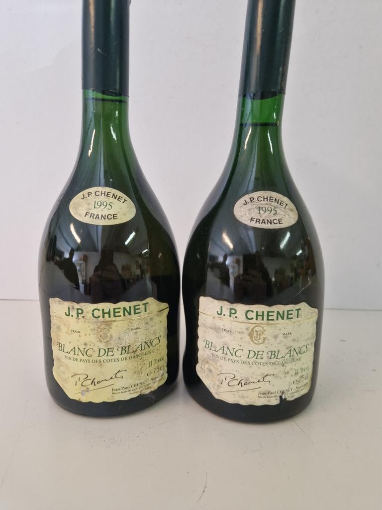 2x vintage J.P. Chenet Blanc de Blancs 1995, Ophalen