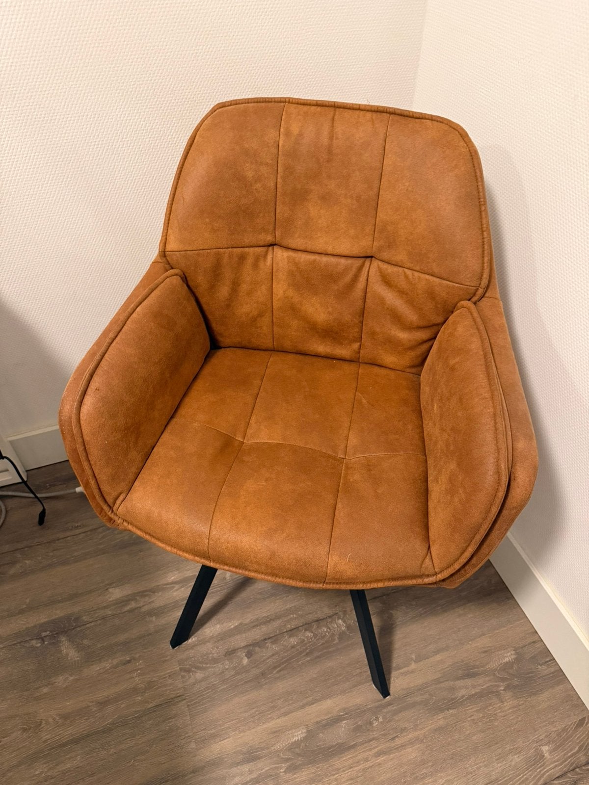 draaifauteuil Invicta, Ophalen, Gebruikt, 75 tot 100 cm, Stof