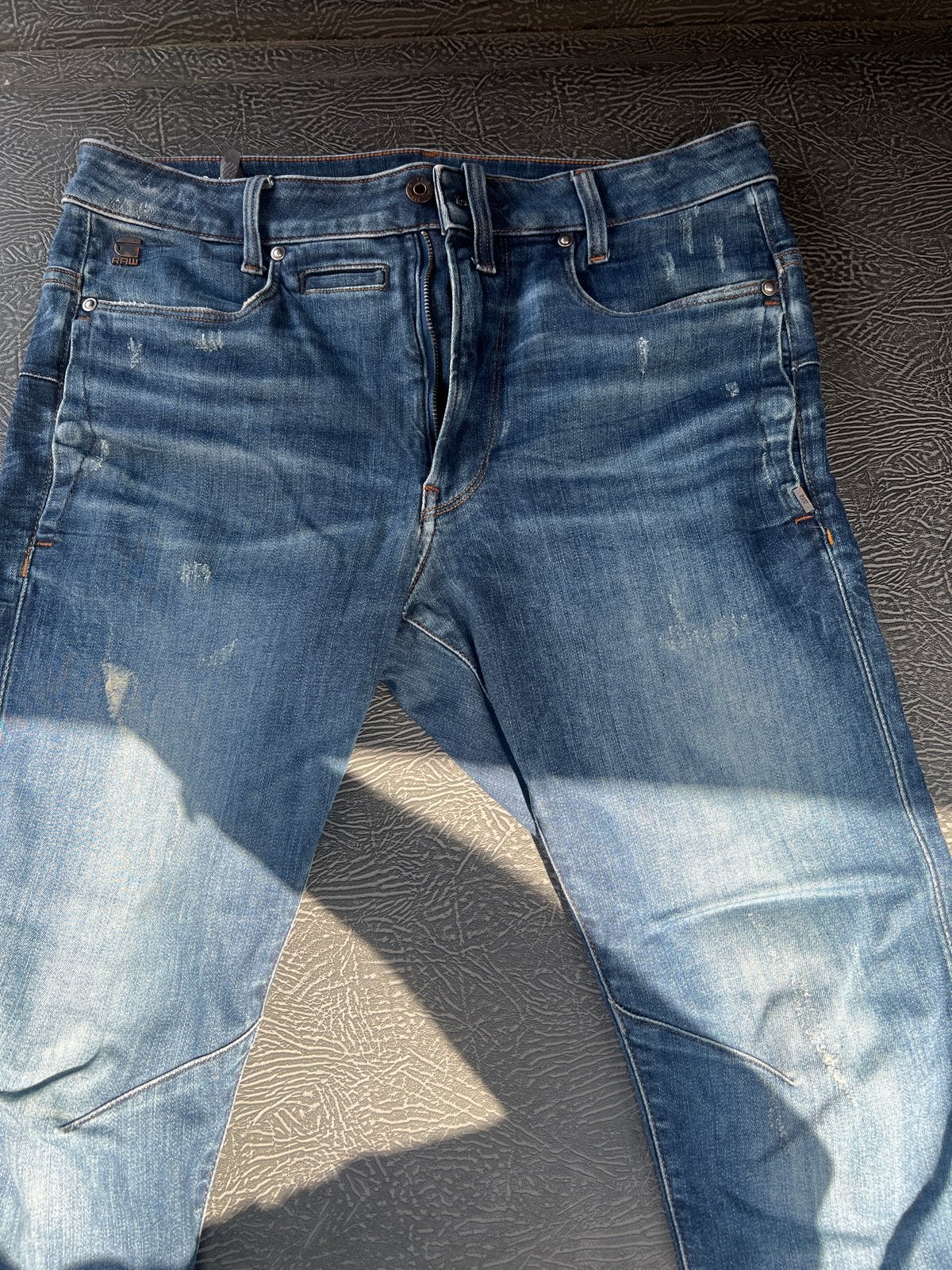 G-Star RAW D-Staq 3D Skinny Jeans W32, Ophalen of Verzenden, Zo goed als nieuw, Blauw, W32 (confectie 46) of kleiner