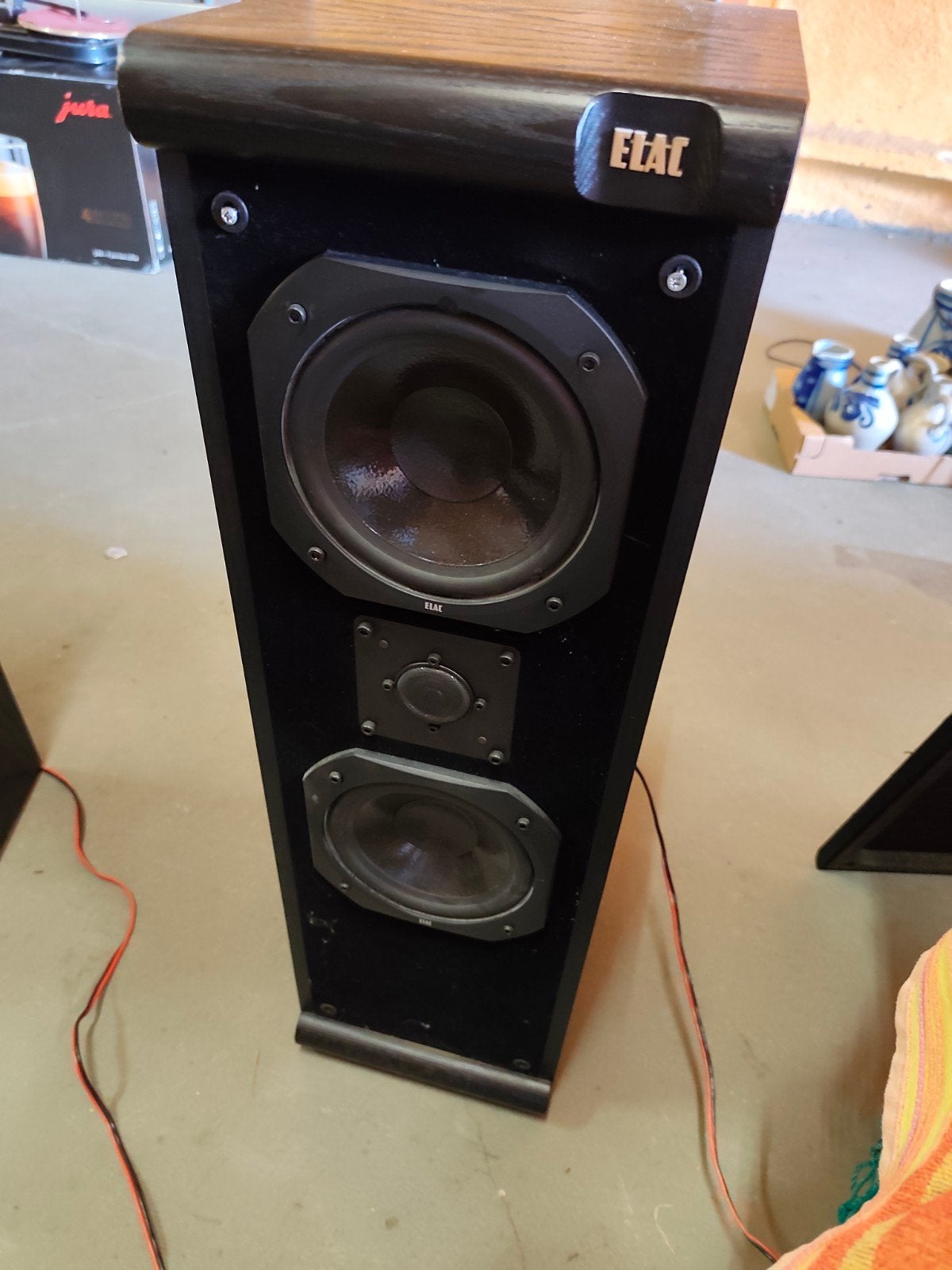 ELAC Vloerstaande Luidsprekers - Krachtig Geluid, Vloerstaande luidspreker, Gebruikt, 120 tot 150 watt, Geschikt voor surround/home cinema