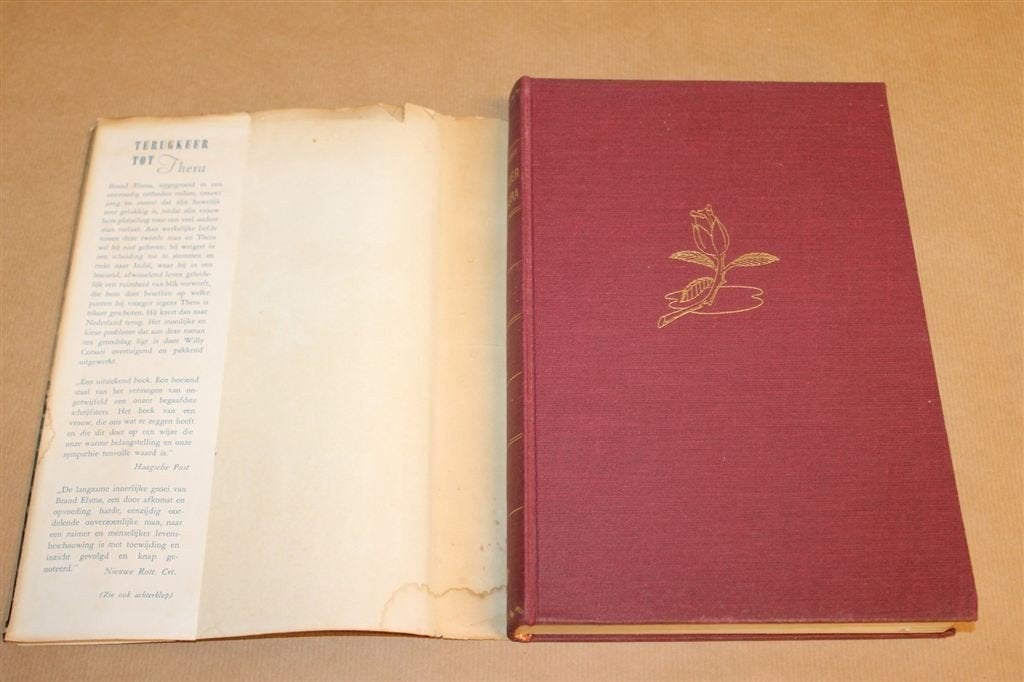 Terugkeer tot Thera — Corsari, Zeldzaam met Stofomslag 1951, Boeken, Ophalen of Verzenden, Gelezen