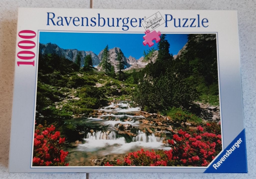 Legpuzzel Ravensburger : Oostenrijk, Tirol 1000 stukjes, Ophalen, 500 t/m 1500 stukjes, Zo goed als nieuw, Legpuzzel