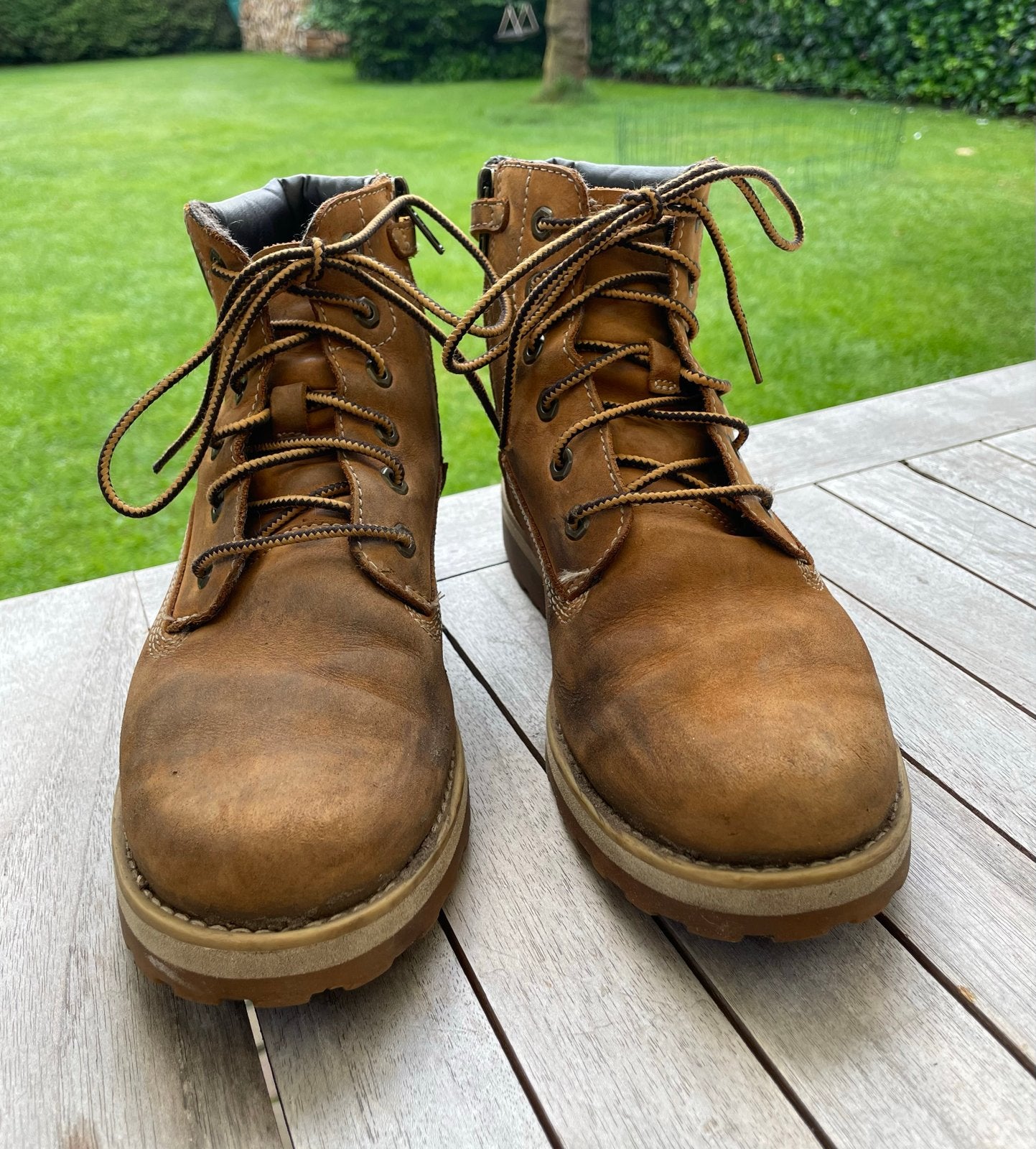 Timberland boots maat 37 - Gedragen, Kleding | Dames, Bruin, Lage of Enkellaarzen, Ophalen of Verzenden, Gedragen