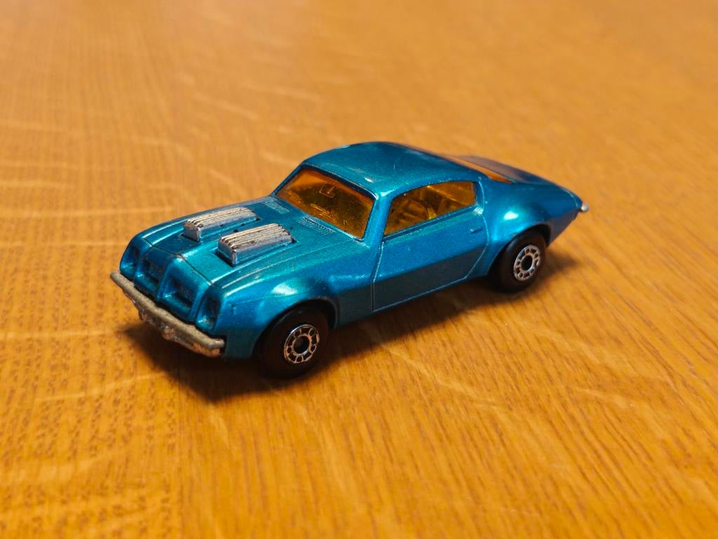 Matchbox Pontiac Firebird BLAUW, Ophalen of Verzenden, Auto