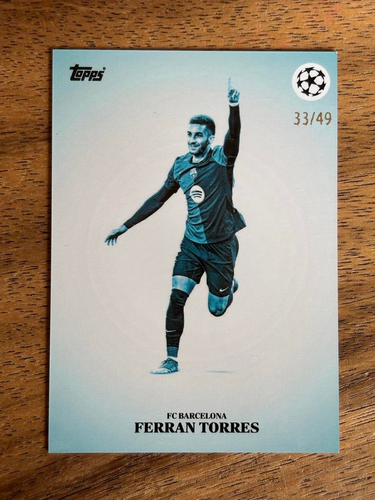 Ferran Torres Topps FC Barcelona Voetbalkaart 33/49, Ophalen of Verzenden, Nieuw, Buitenlandse clubs, Spelerskaart