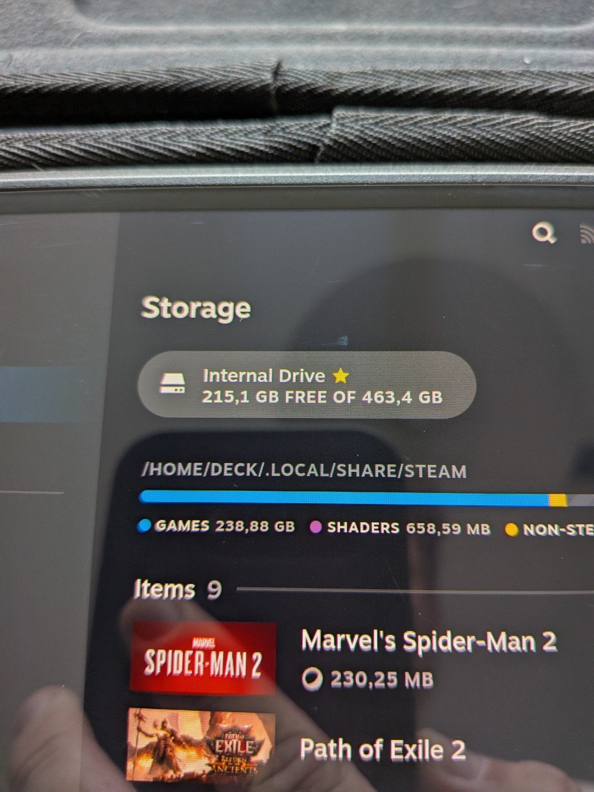 Foto 6 van Steam Deck (512GB) met hoes en oplader