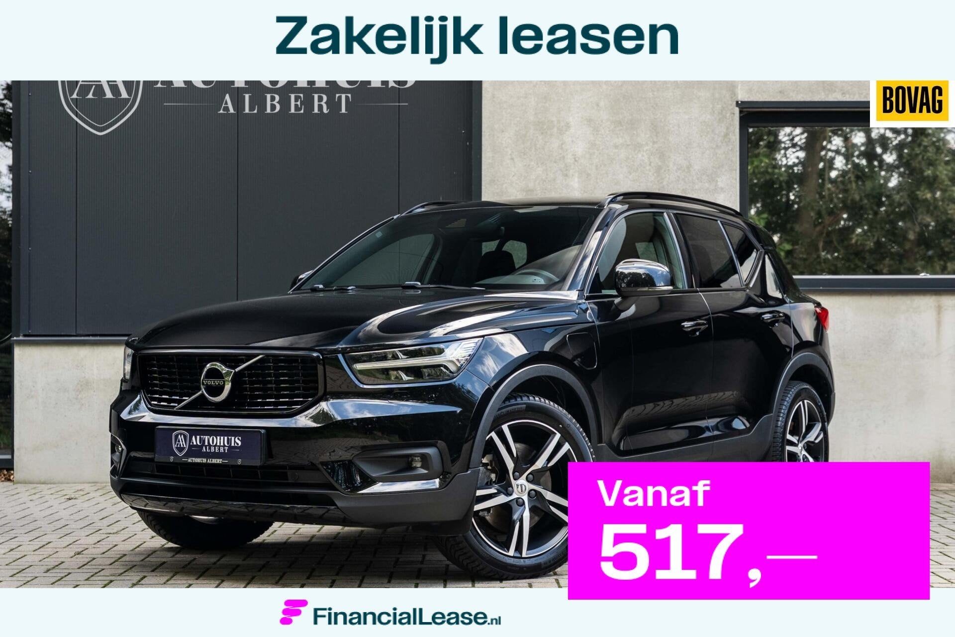 Volvo XC40 T5 R-Design Pilot Assist ACC BLIS Camera DAB 19'', Gebruikt, Automatische klimaatregeling, Zwart, Bedrijf