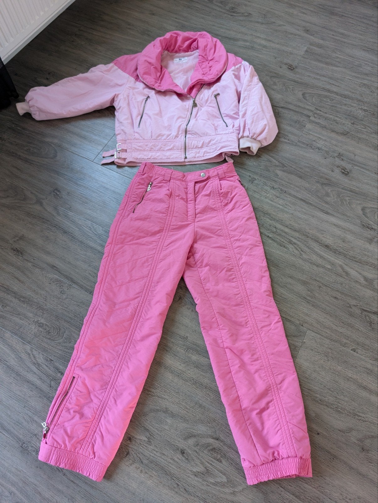 Vintage Peter Steinebronn Ski Pak Roze Maat 38/40 (M), Kleding | Dames, Wintersportkleding, Maat 38/40 (M), Peter Steinebronn
