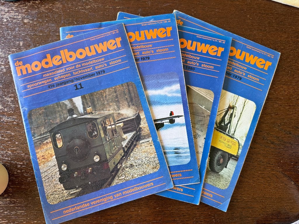 De Modelbouwer maandblad, Boeken, Ophalen, Gelezen, Overige typen