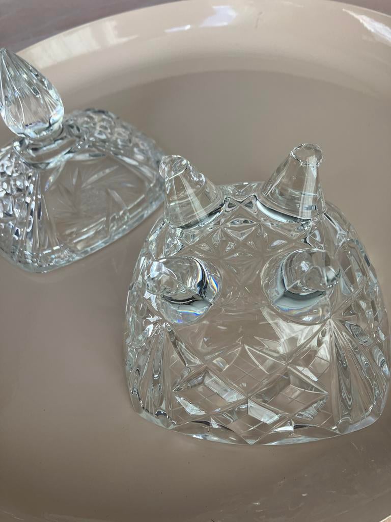 Kristallen Bonbonnière met Deksel - Elegant en Tijdloos, Verzamelen, Swarovski, Ophalen of Verzenden, Zo goed als nieuw
