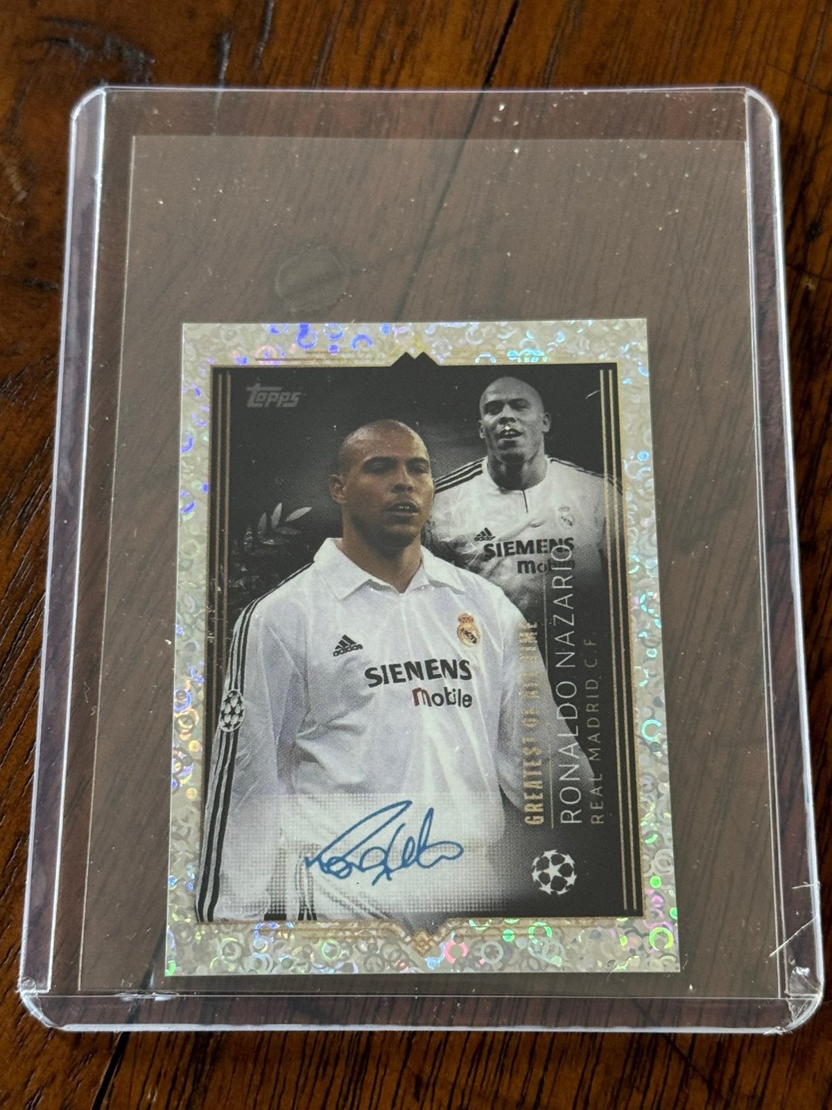 Ronaldo Autograph - TOPPS Sticker Collection, Verzenden, Nieuw, Buitenlandse clubs, Poster, Plaatje of Sticker