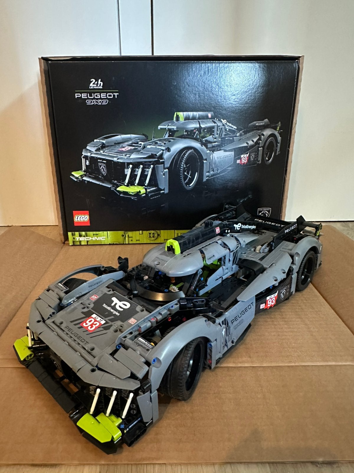 Lego technic PEUGEOT 9X8 24H Le Mans. 42156, Ophalen, Lego, Zo goed als nieuw, Technic