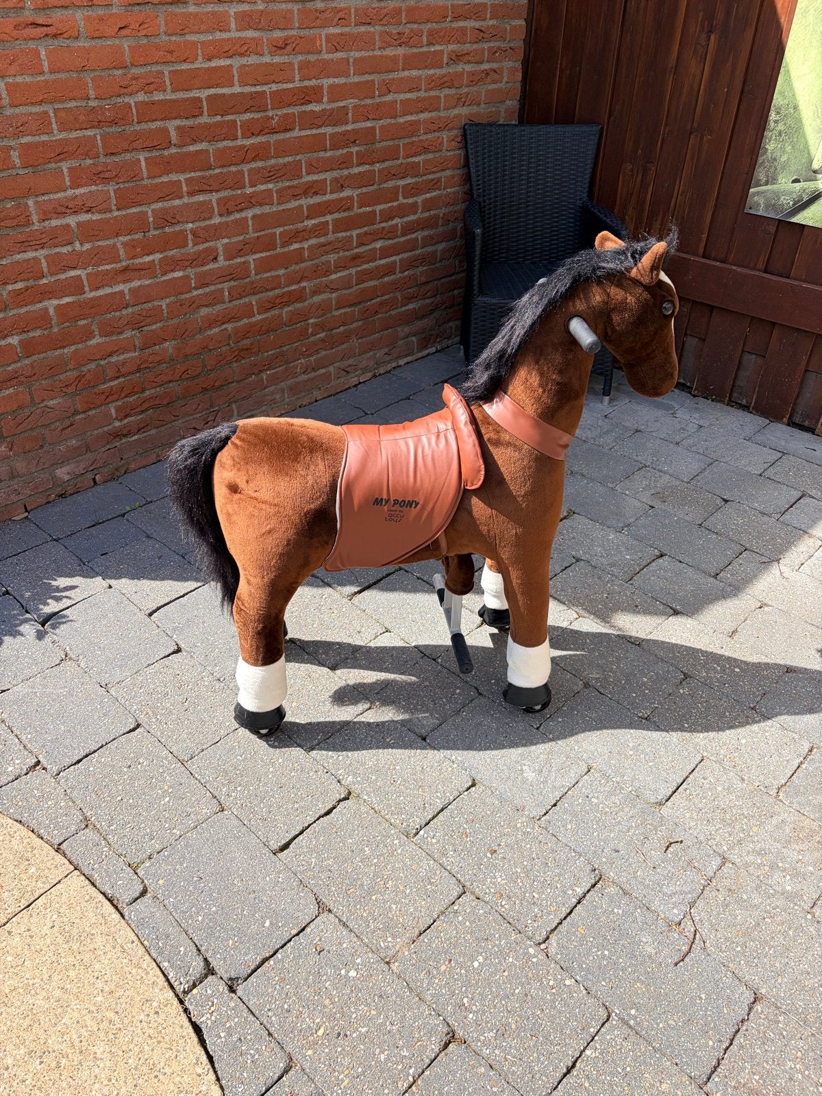 My Pony Ride-on Speelgoedpaard Bruin, Ophalen, Gebruikt