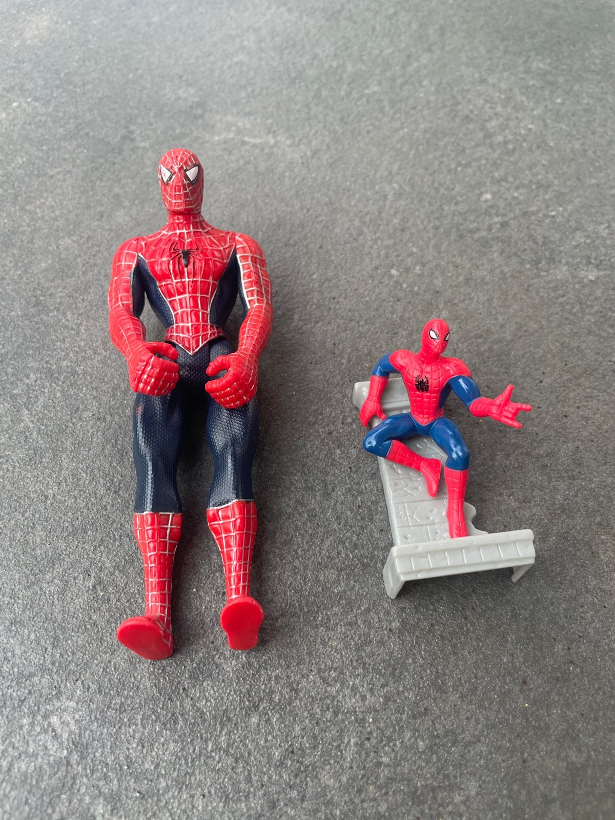 Spiderman actiefiguren - set van 2, Ophalen of Verzenden, Gebruikt