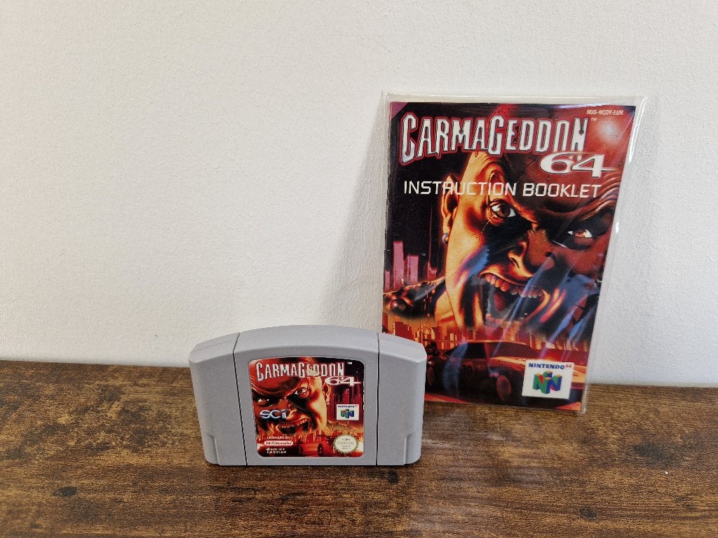 Carmageddon 64 + handleiding, Gebruikt, Vanaf 18 jaar, -, -