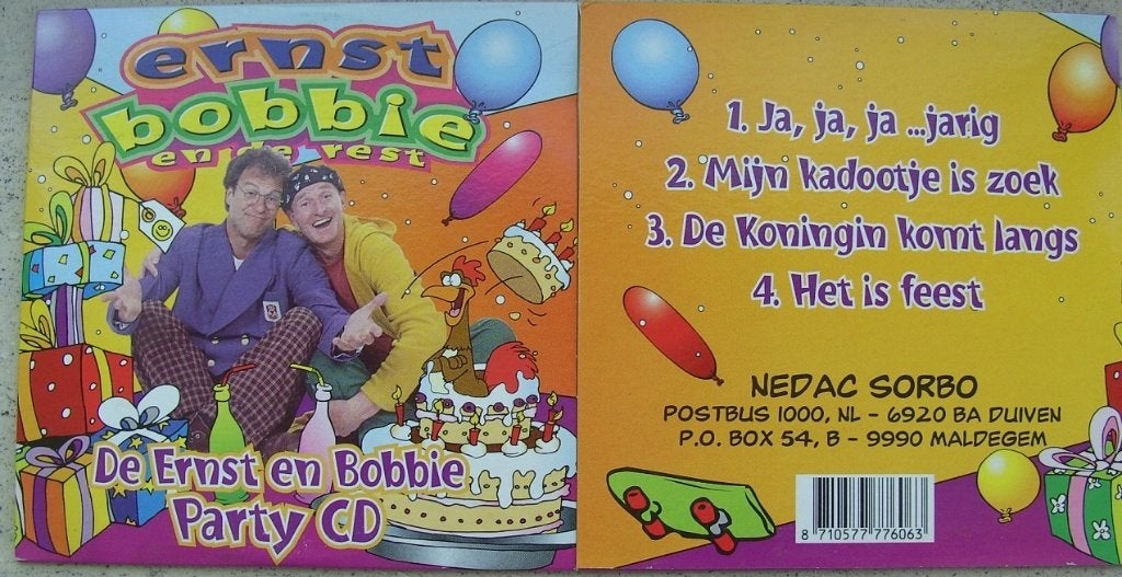 ERNST BOBBIE EN DE REST PARTY CD 25 stuks NIEUW, Ophalen of Verzenden, Nieuw in verpakking, Muziek, 3 tot 5 jaar