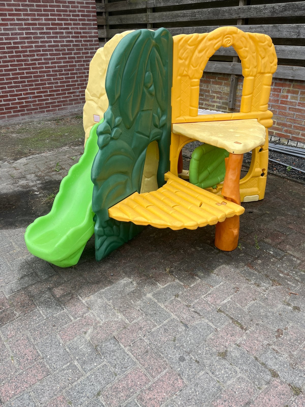 Littel tikes klim/glijbaan., Kinderen en Baby's, Speelgoed | Buiten | Speeltoestellen, Ophalen, Gebruikt, Glijbaan